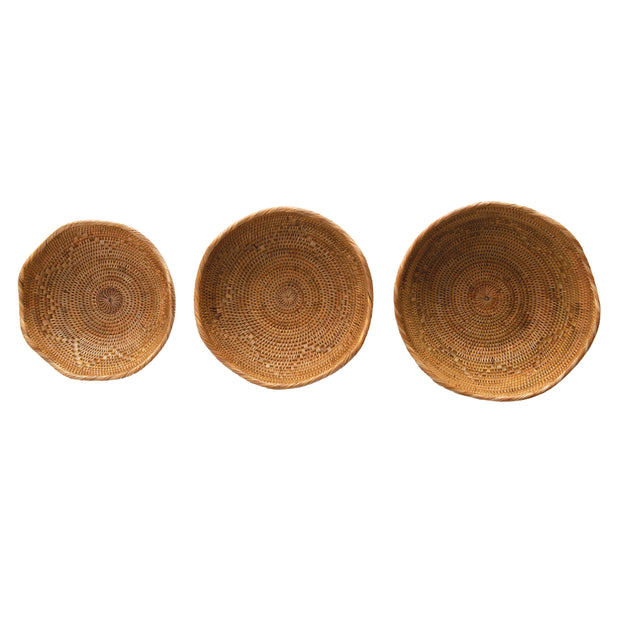 Jia Hand-Woven Rattan Bowl