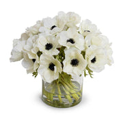 Anemone Arrangement 12"- White