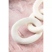 San Bruno White Marble Chain Links
