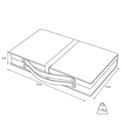 Jesse Leather Backgammon Set