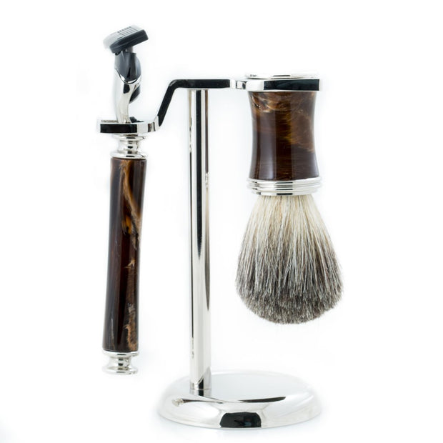 Razor & Brush Shaving Set