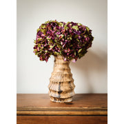 18.5" Silk Hydrangea Flower Spray - Eggplant