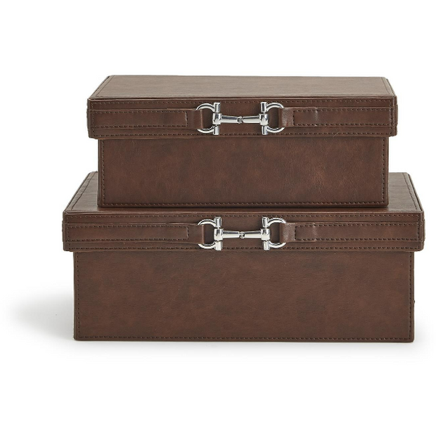 Horse Country Decorative Box- Polished Horse Bit Accent