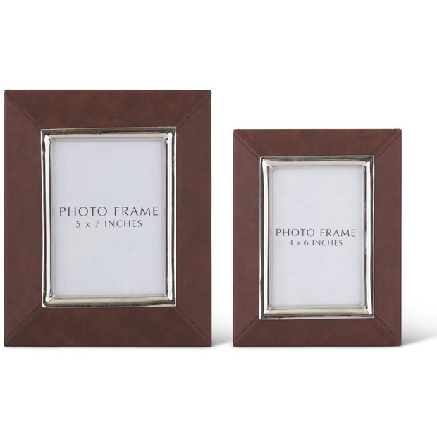 Brown Leather Frame