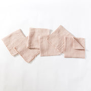 Linda Linen Cocktail Napkin - Blush