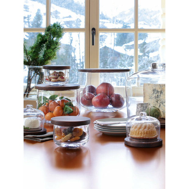 12.5" City Bowl & Walnut Lid