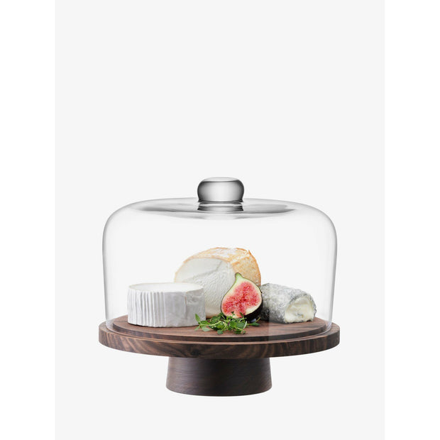 10.25" City Dome & Walnut Stand