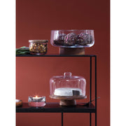 10.25" City Dome & Walnut Stand