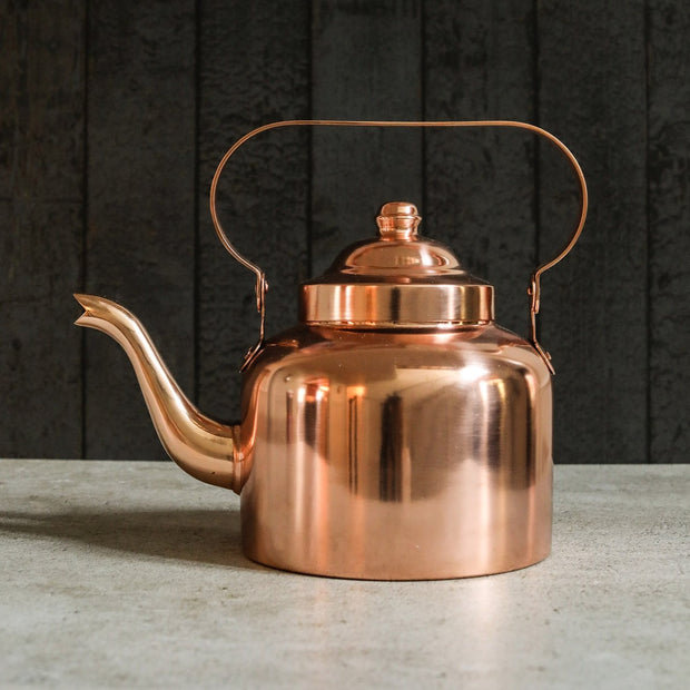 copper tea kettle