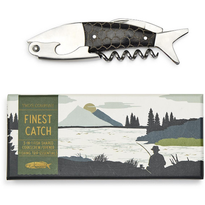 3-in-1 Bottle Tool Opener - Stainless Steel