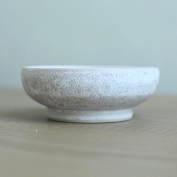 FLOWER FROG DISH, BLUSH