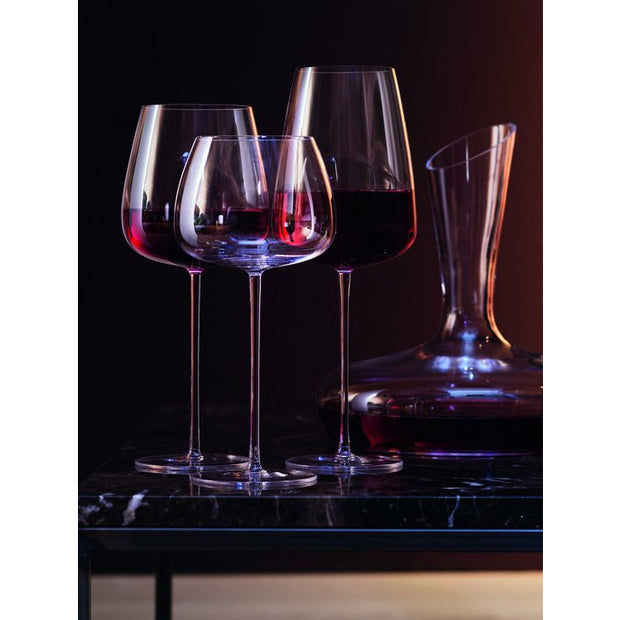 S/2- Wine Culture Red Wine Goblet 24 oz Clear