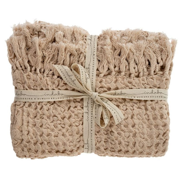 Waffle Hand Towel - Blush