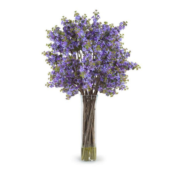Lilac Arrangement in Glass - Purple