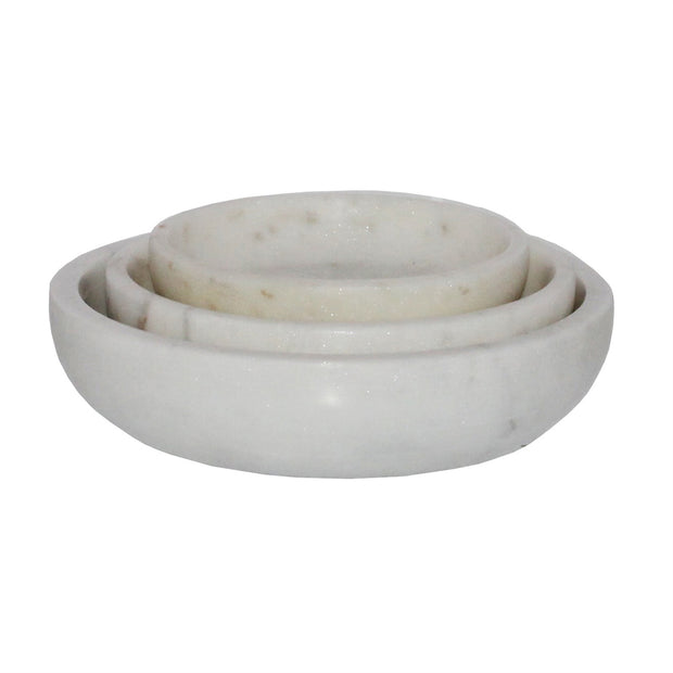 S/3 - Evelyn Marble Bowls