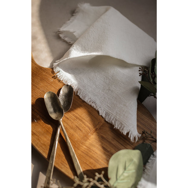 Jaclyn Oyster White Napkin S/4