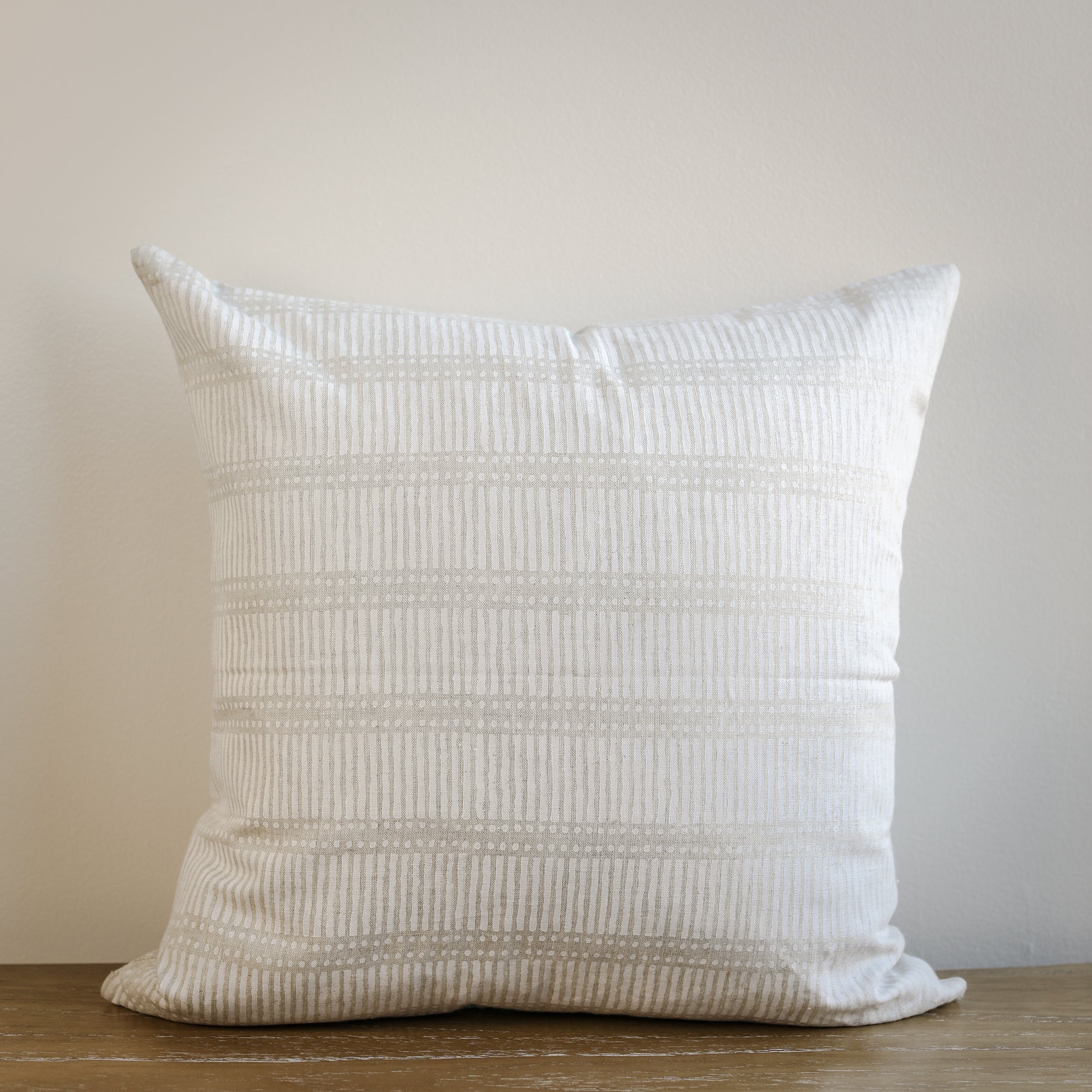 Matches Chalk Linen Pillow