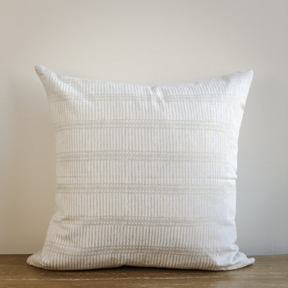 Matches Chalk Linen Pillow