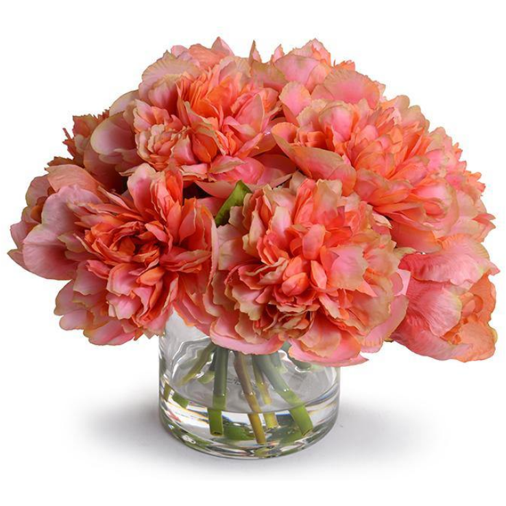 Peony Bouquet - Coral