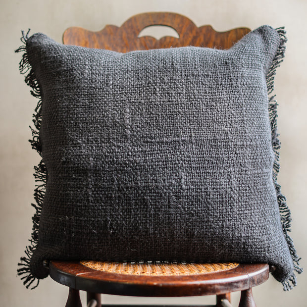 Griffin Linen Granite Pillow- 22x22"