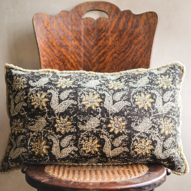 14x24 Meredith Block Print Pillow