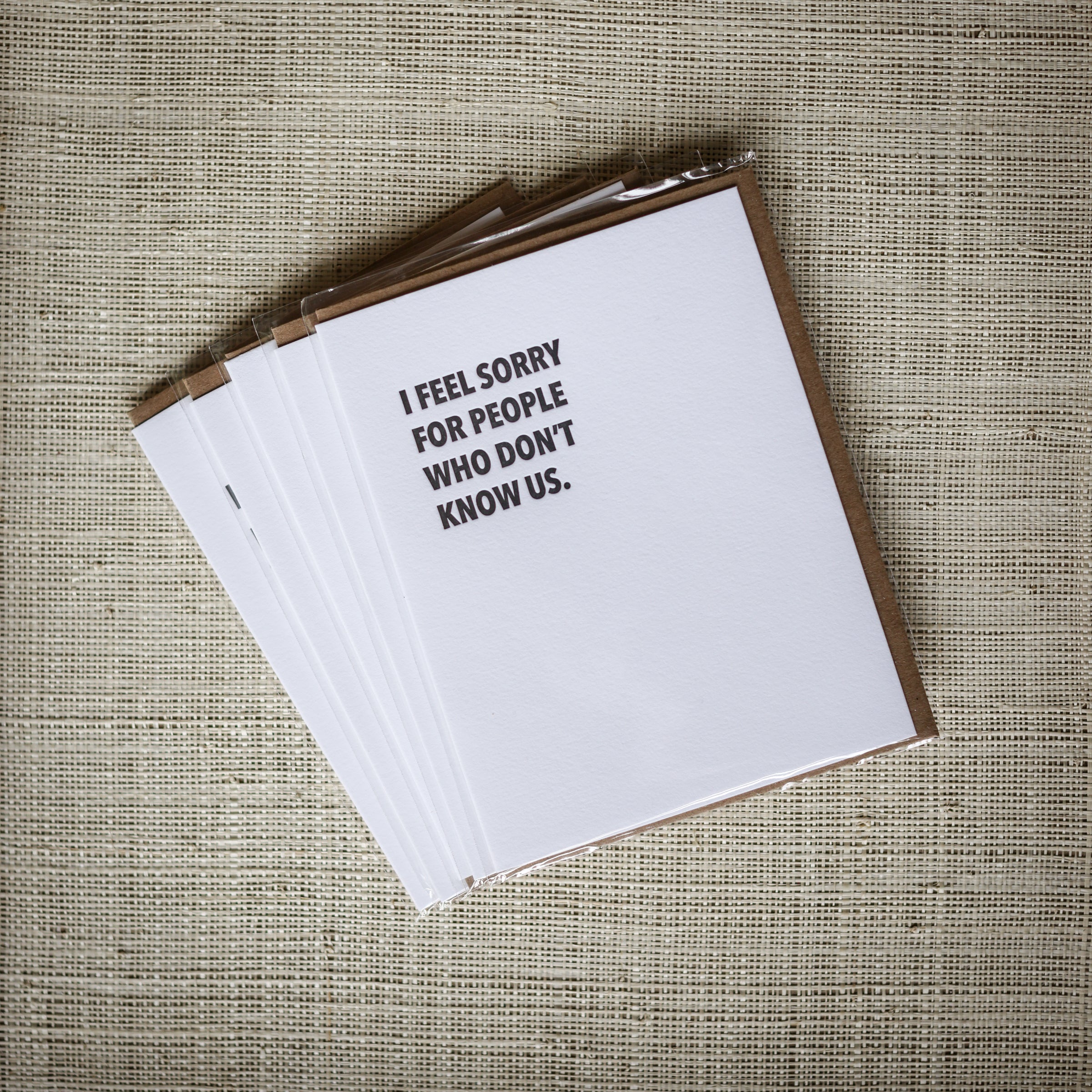 Don't Know Us - Friendship Card