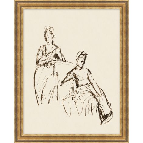 Society Studies 3 - 16.5"W x 20.5"H