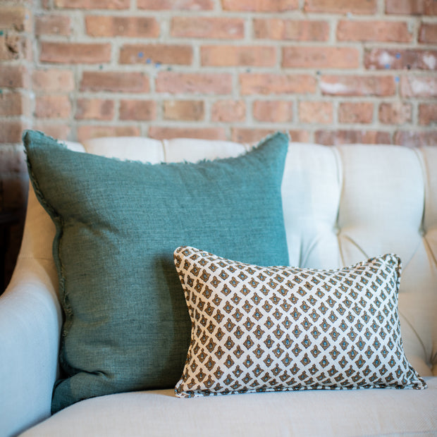 Lana Pillow - Celeste Green