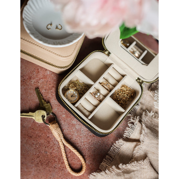 Woven Leather Keychain