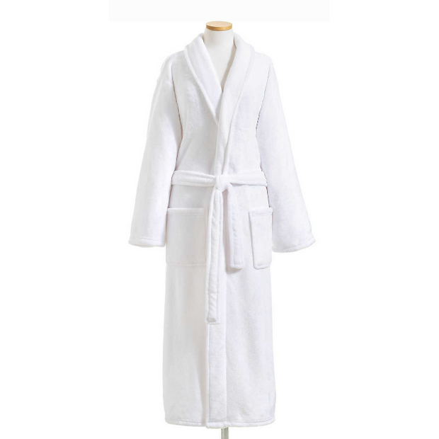 Sheepy Fleece White Robe